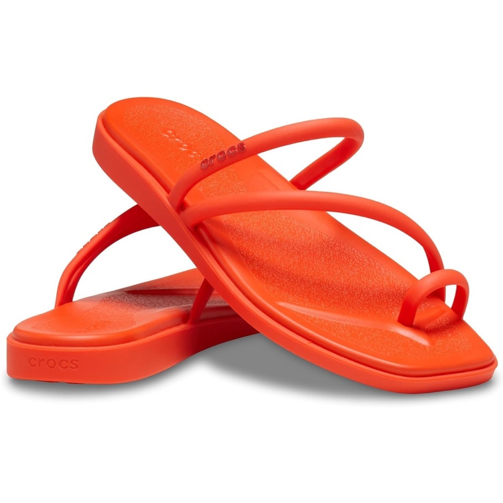 CROC Miami Toe Loop Lava Slide Sandals - Picture 3 of 3